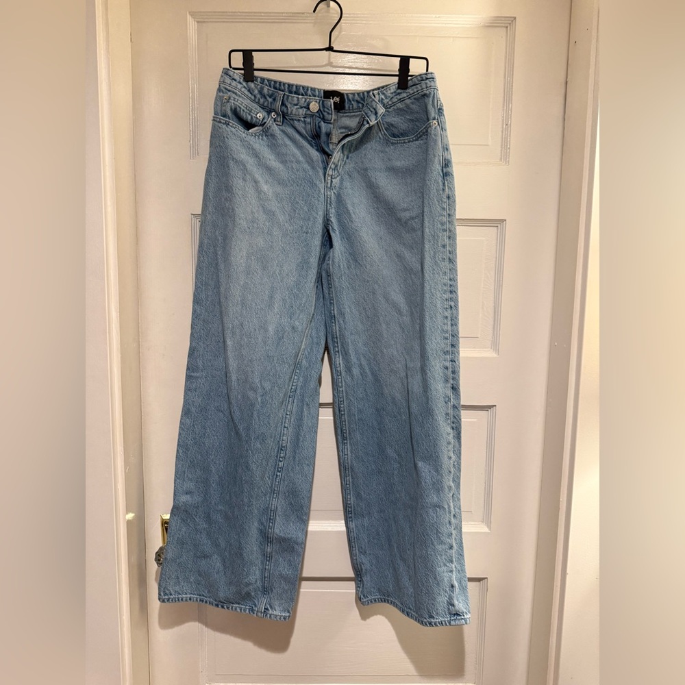Lee Light Blue Wide Leg Jeans for Women